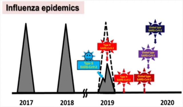 インフルエンザ流行曲線