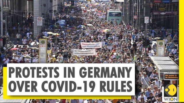 YouTube Thousands protest in Germany against COVID-19 restrictions